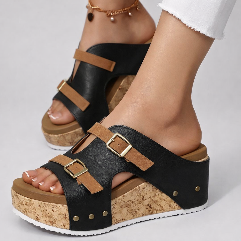 Solena Plattform Sandalen