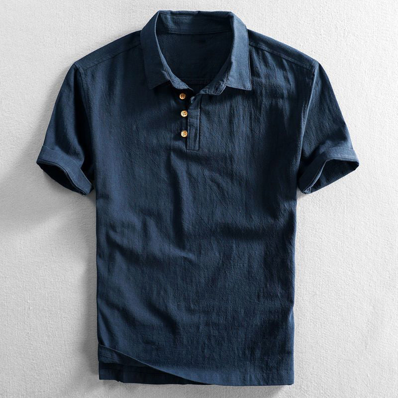 Amalfi Leinen Poloshirt