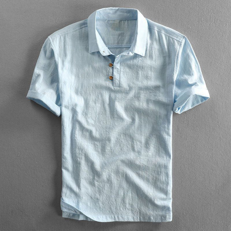 Amalfi Leinen Poloshirt