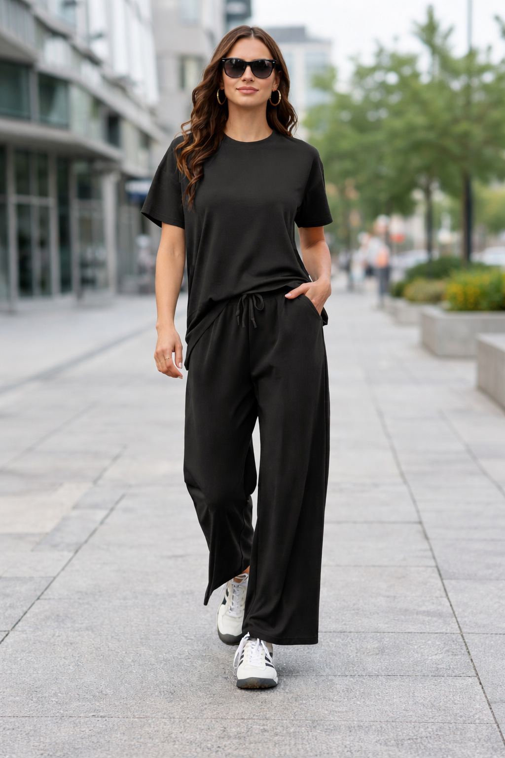 SOFLAIR Stilvolles 2-Teiliges Trainingsanzug-Set