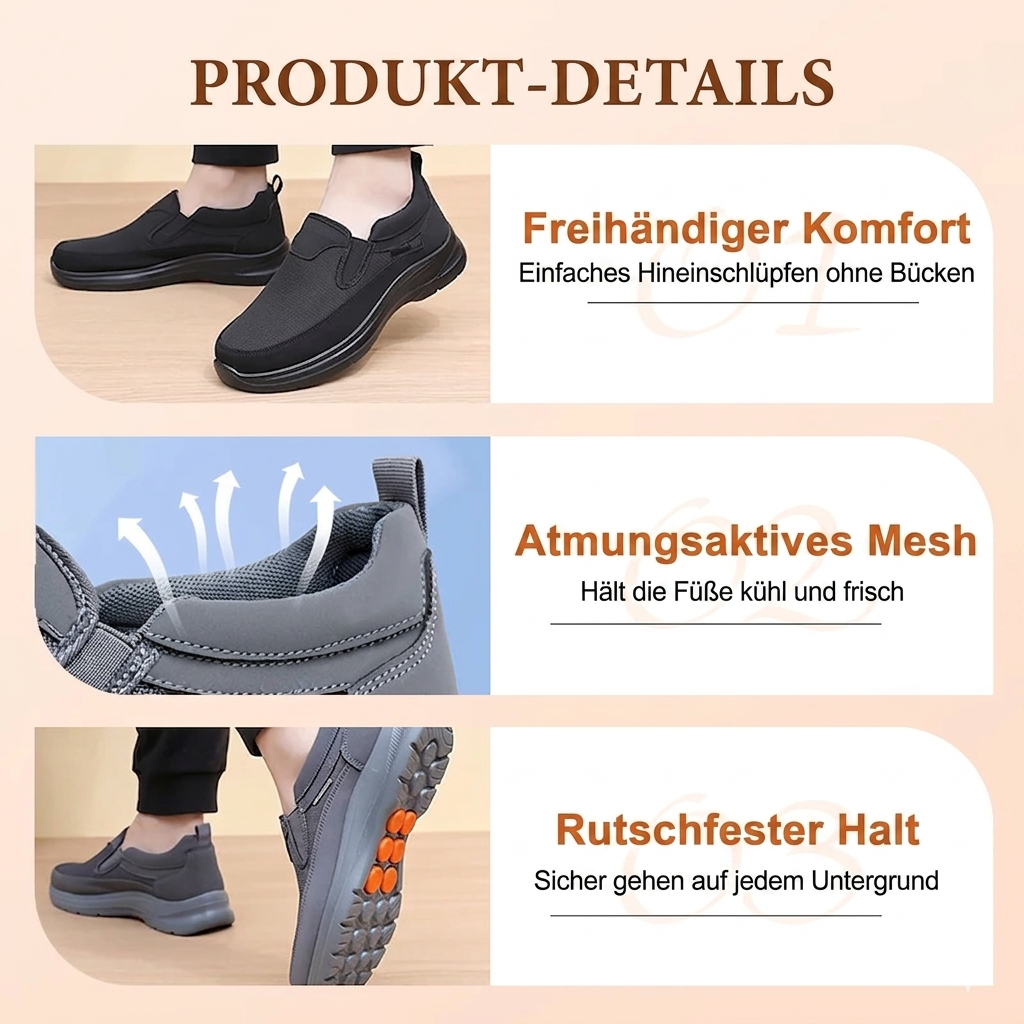 CloudWalk Pro – Fußgewölbeunterstützung mit Memory-Schaum-Einlegesohlen 🏃♂️💨