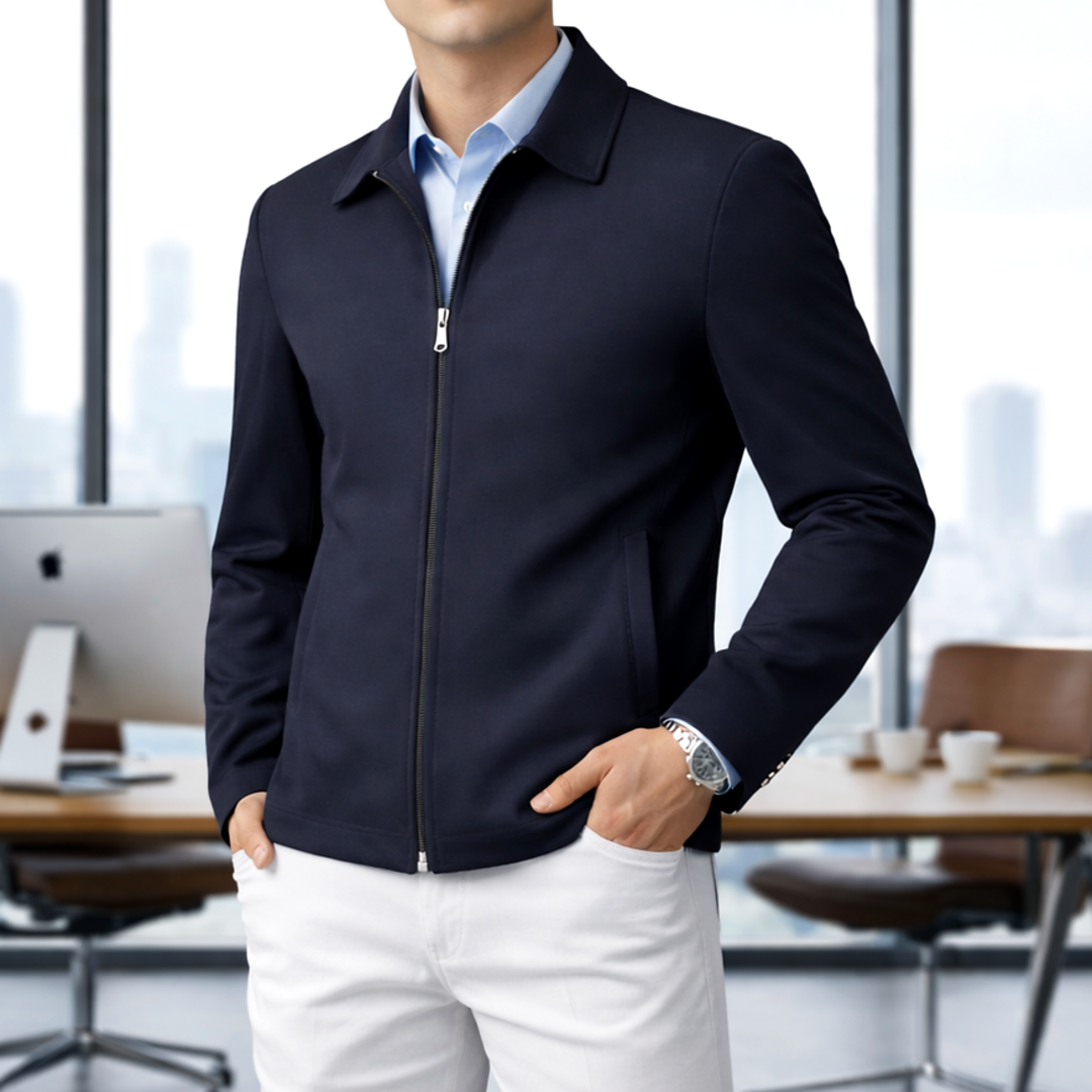 Business Casual Zip-Jacke