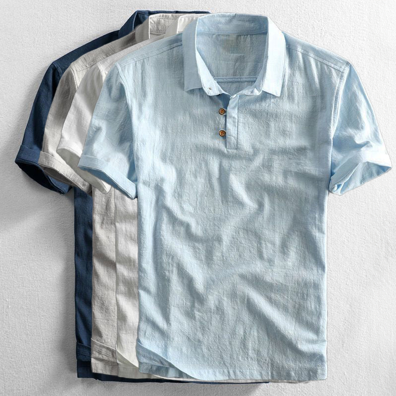Amalfi Leinen Poloshirt
