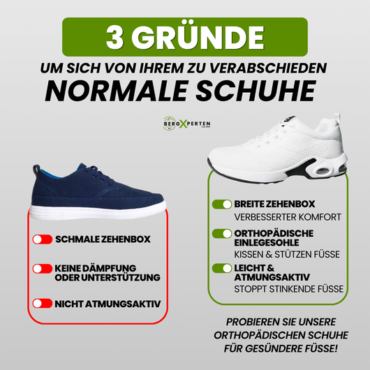 ErgoStep - ergonomische Schmerzlinderungs-Schuhe