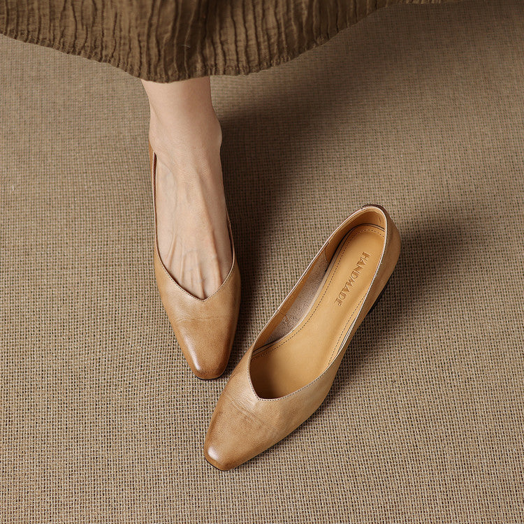 Zila Echtes Leder Absatzschuhe