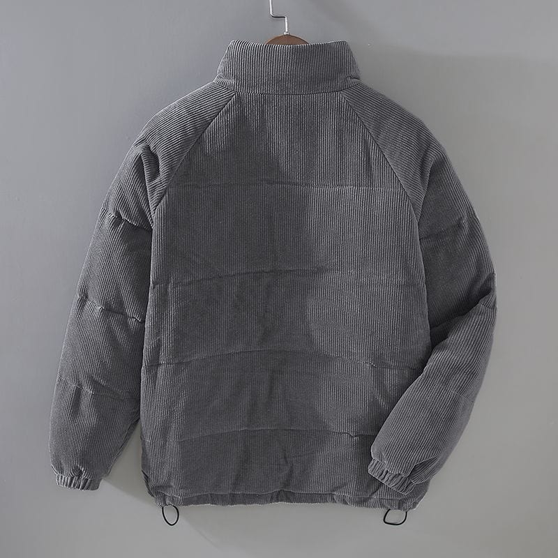 Bergmode Cord-Pufferjacke