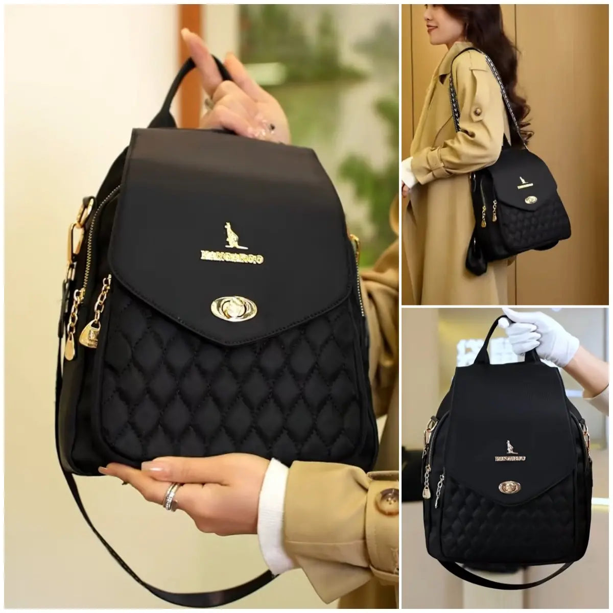 Oxford Leinwand Rucksack