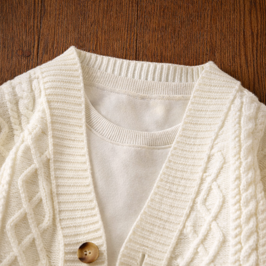 Klassischer Strick-Cardigan