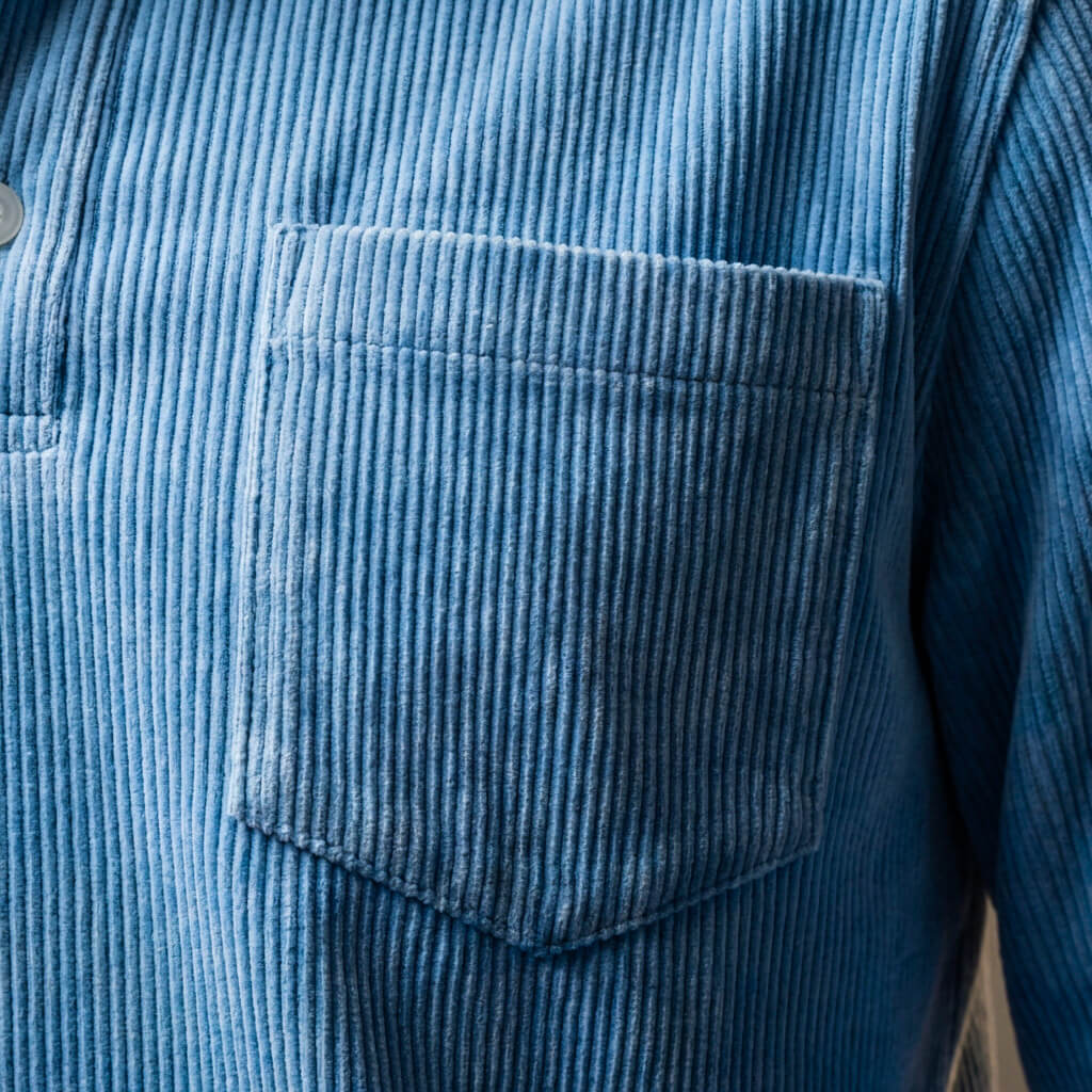 Scott Corduroy Langarm-Polo