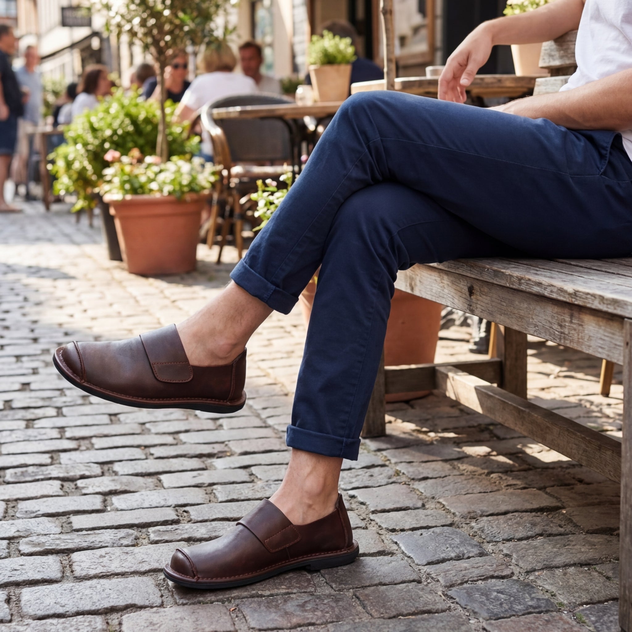 Mayfair Echtleder Slipper