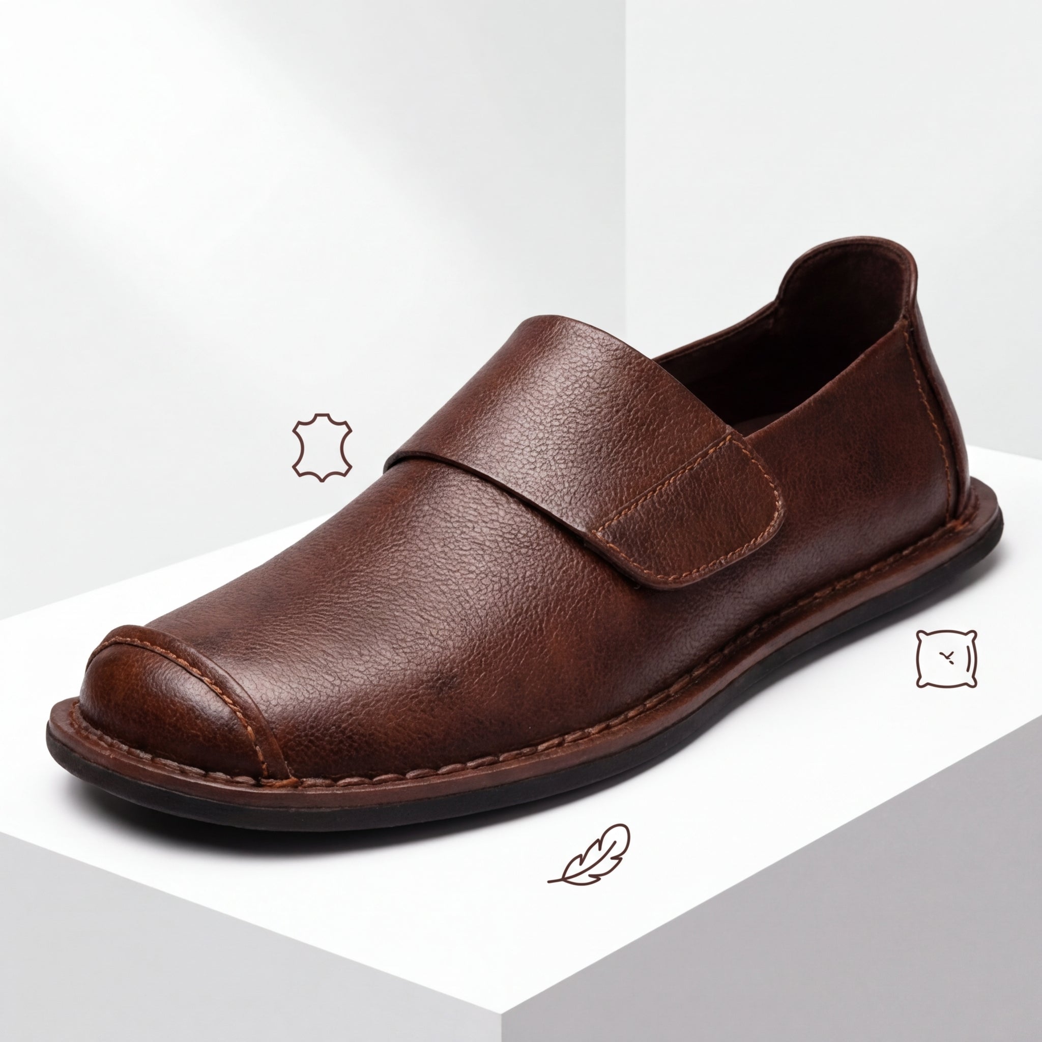 Mayfair Echtleder Slipper