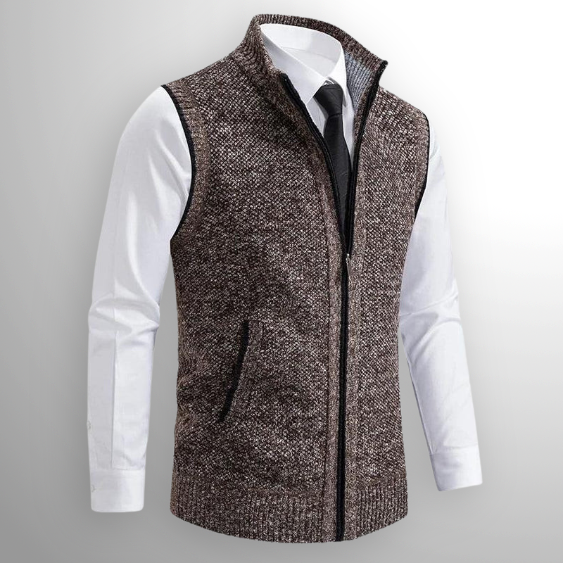 Harrison Vollzip Sweater Weste
