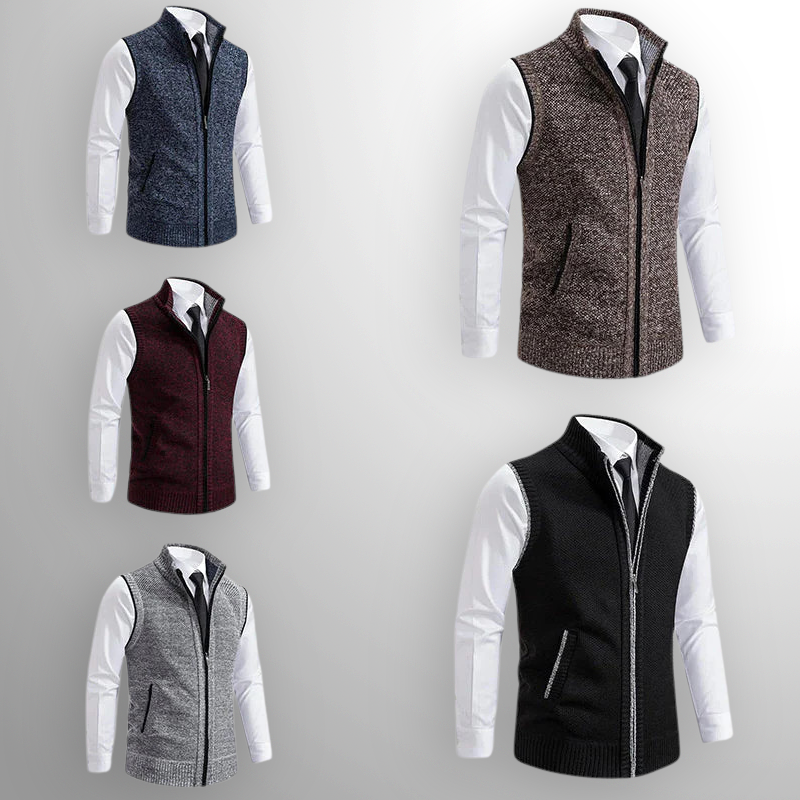 Harrison Vollzip Sweater Weste