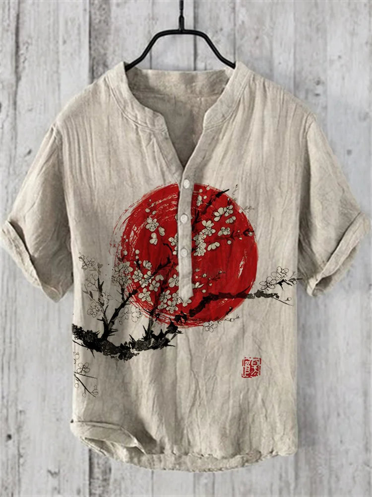 Hemd aus japanischer Leinenmischung