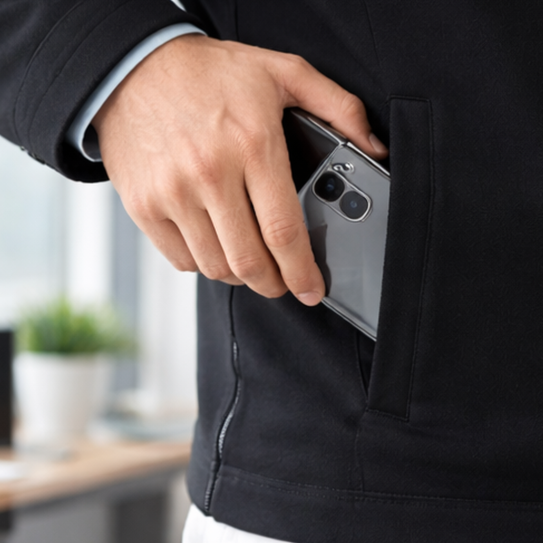 Business Casual Zip-Jacke