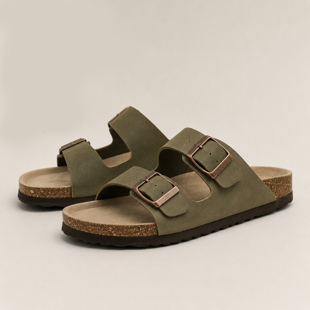 Sommer Kork-Ledersandalen