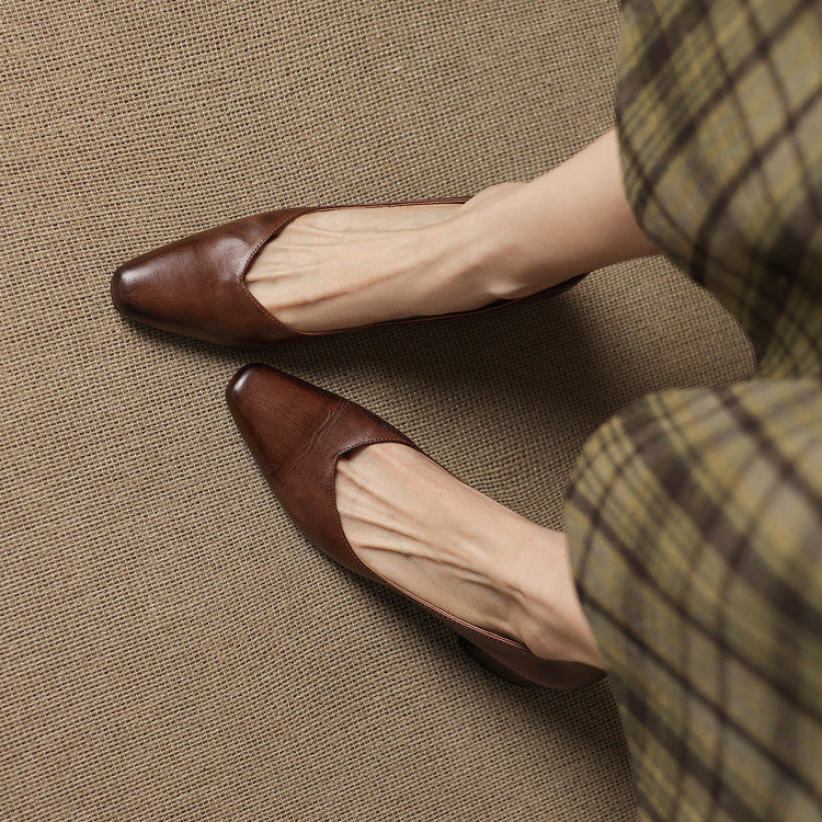 Zila Echtes Leder Absatzschuhe