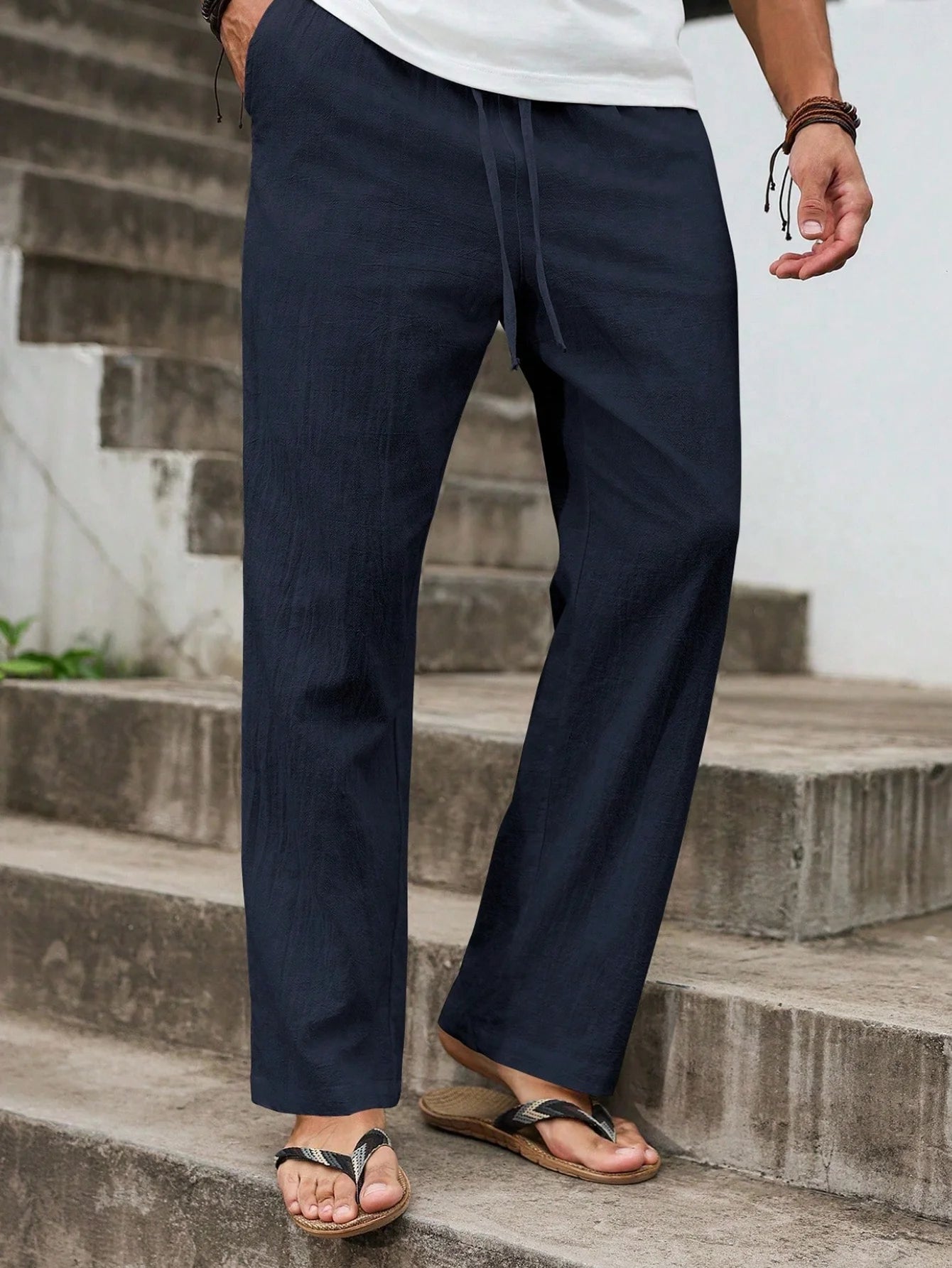 Leichte Sommer-Leinenhose