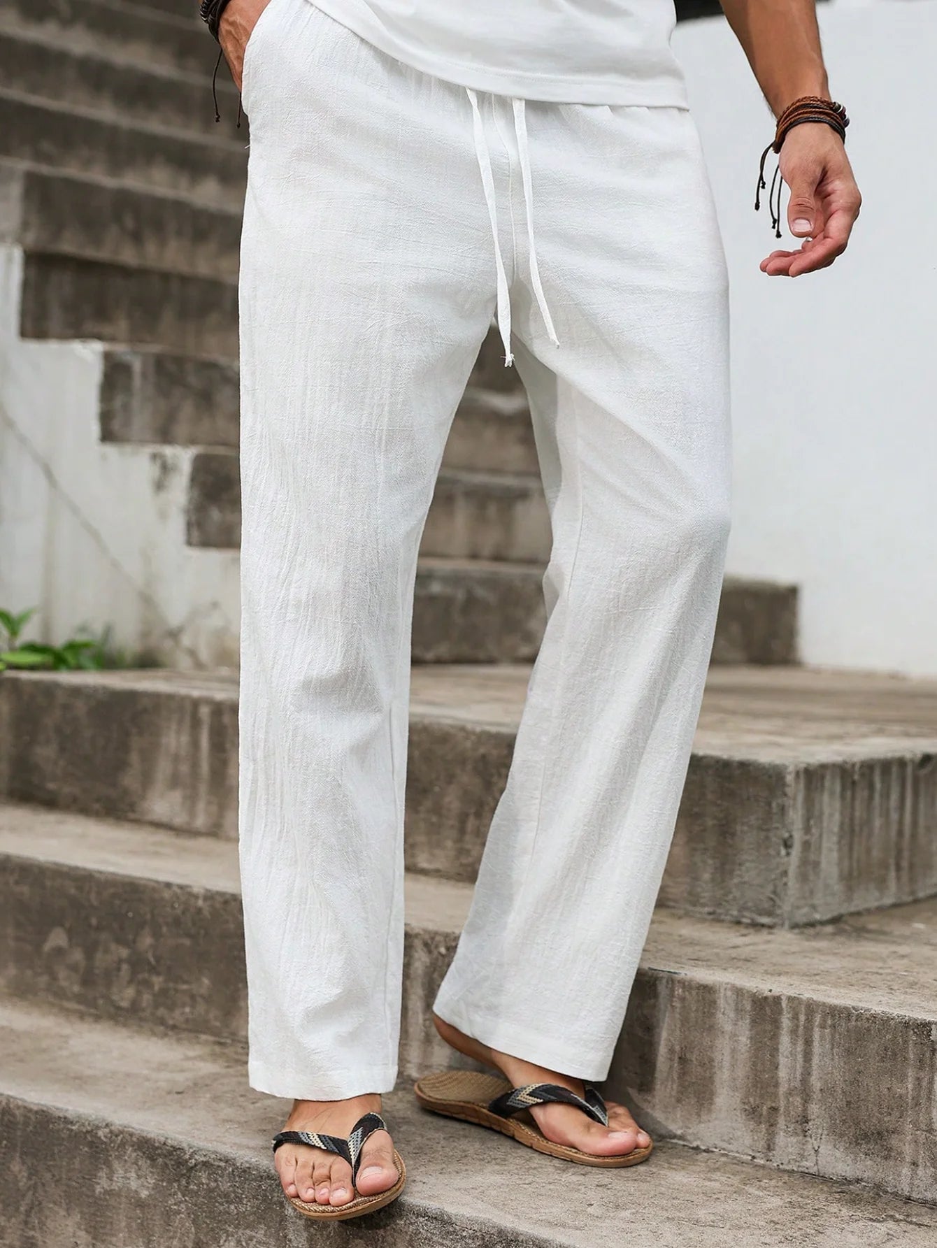 Leichte Sommer-Leinenhose