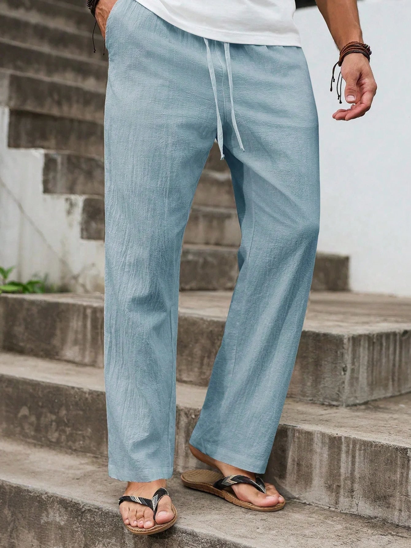 Leichte Sommer-Leinenhose