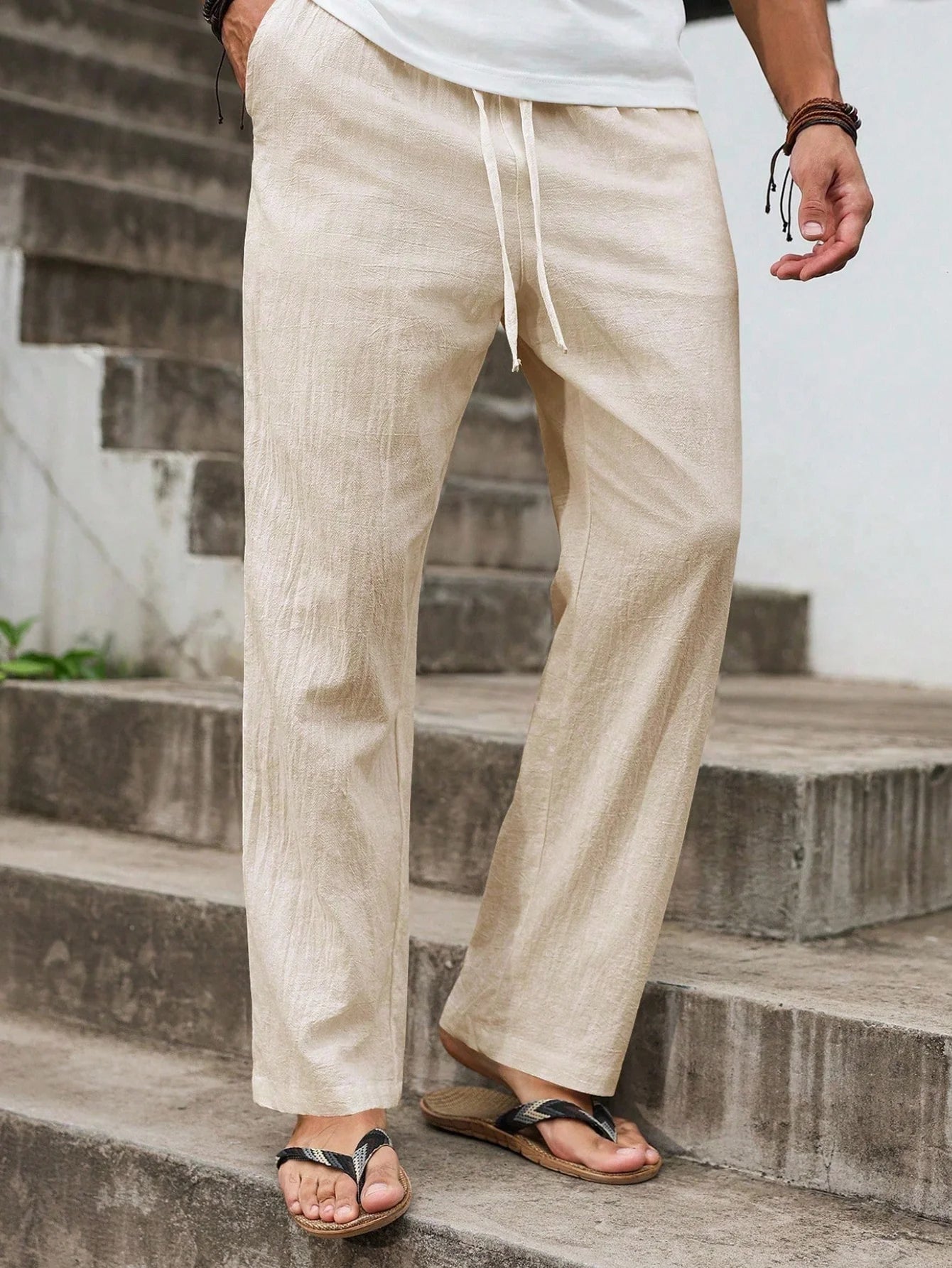 Leichte Sommer-Leinenhose