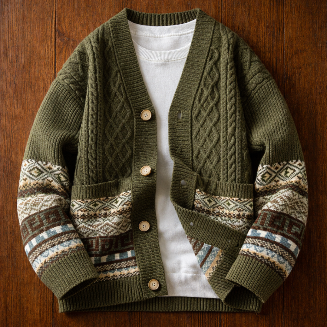 Klassischer Strick-Cardigan