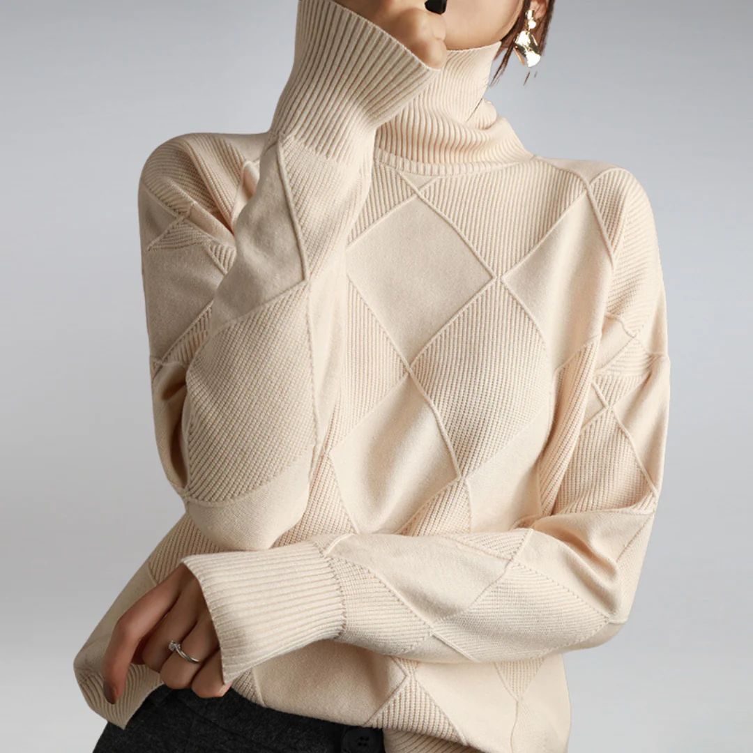 Amalia™ Weicher Strickpullover aus Wolle
