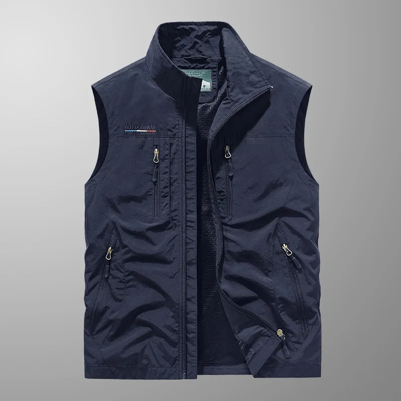 Vincent - Atmungsaktive Outdoor Cargo-Weste mit vielen Taschen