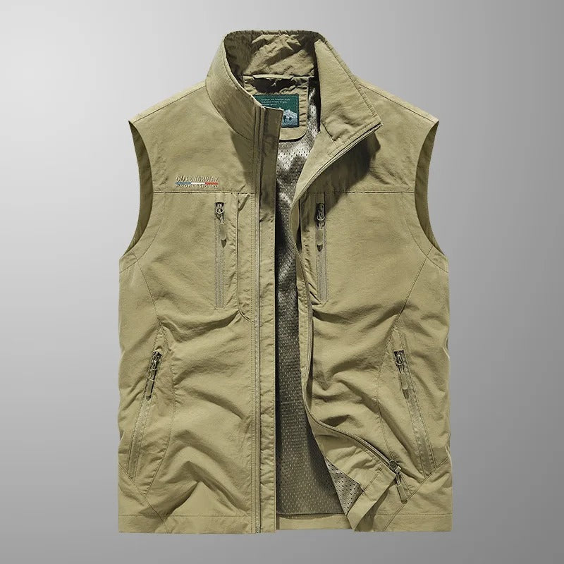 Vincent - Atmungsaktive Outdoor Cargo-Weste mit vielen Taschen