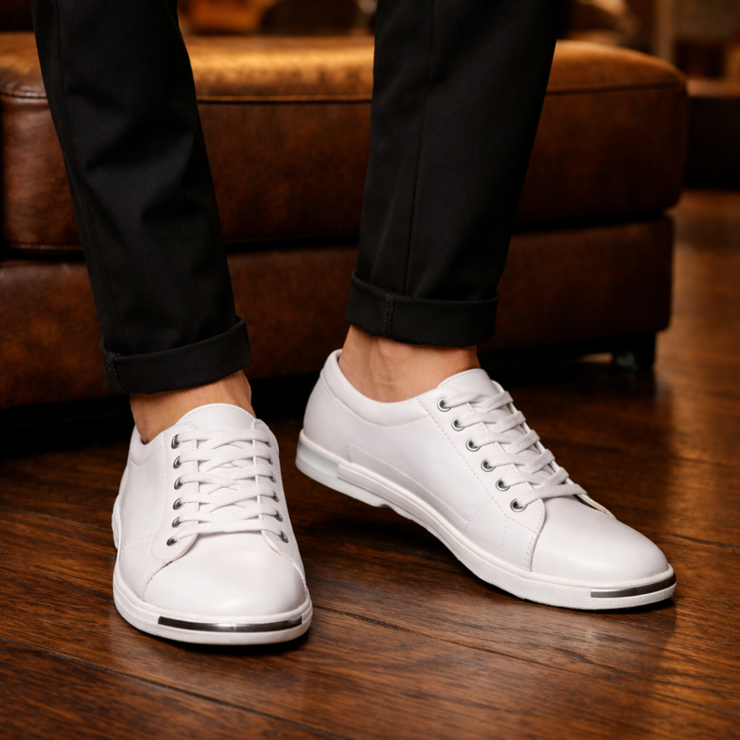 Lässige Leder Sneakers
